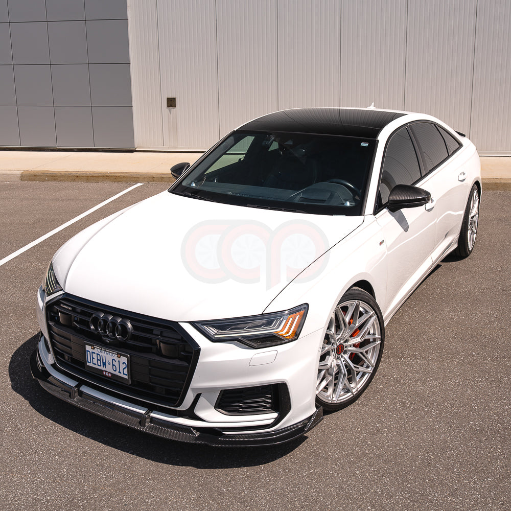 2019-2024 C8 Audi A6/S6/RS6, A7/S7/RS7, A8/S8 | CAP Dry Carbon Fiber Mirror Covers (Pair)