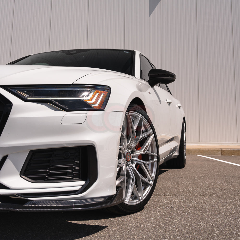 2019-2024 C8 Audi A6/S6/RS6, A7/S7/RS7, A8/S8 | CAP Dry Carbon Fiber Mirror Covers (Pair)