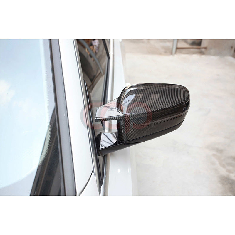 2019+ BMW G20 3 Series, G22 4 Series, G42 2 Series - Dry Carbon Fiber Mirror Covers (Pair)