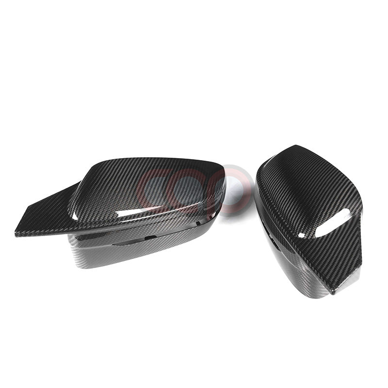 2019+ BMW G20 3 Series, G22 4 Series, G42 2 Series - Dry Carbon Fiber Mirror Covers (Pair)
