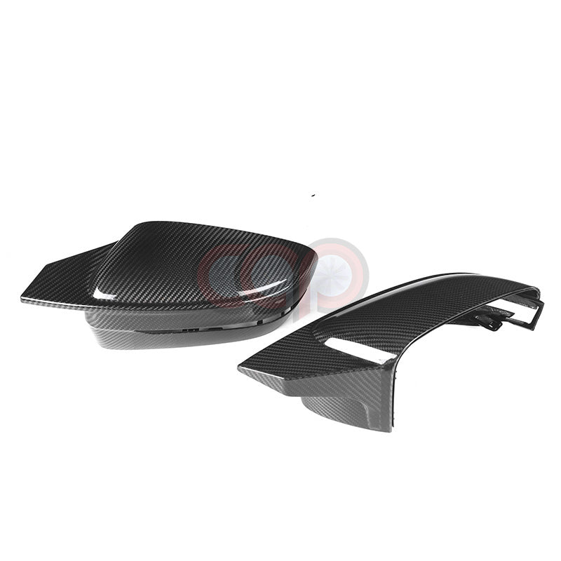 2019+ BMW G20 3 Series, G22 4 Series, G42 2 Series - Dry Carbon Fiber Mirror Covers (Pair)
