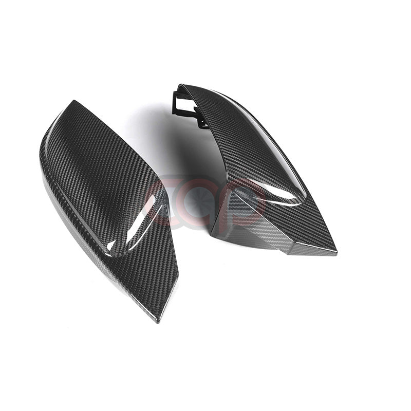 2019+ BMW G20 3 Series, G22 4 Series, G42 2 Series - Dry Carbon Fiber Mirror Covers (Pair)