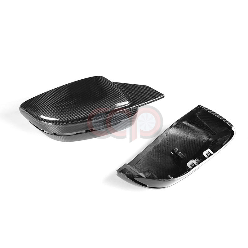 2019+ BMW G20 3 Series, G22 4 Series, G42 2 Series - Dry Carbon Fiber Mirror Covers (Pair)