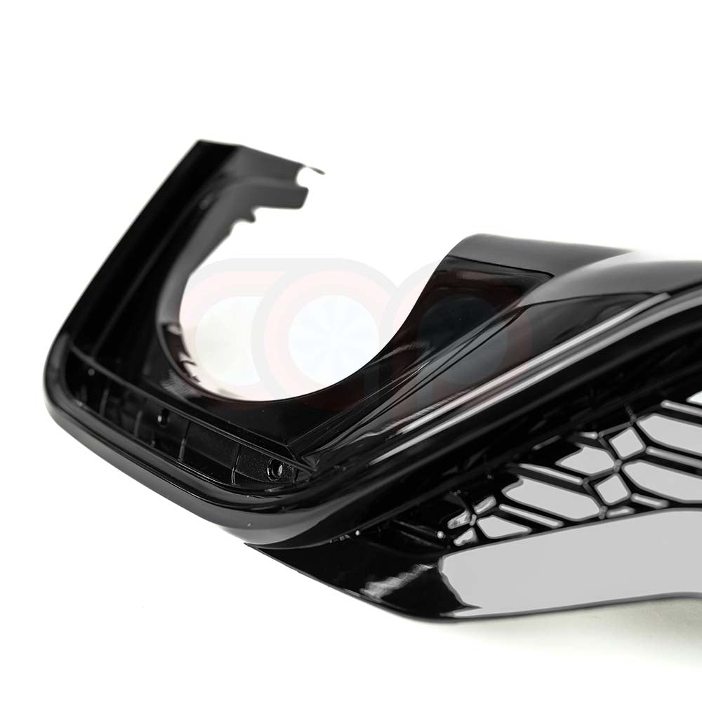 2020-2024 B9.5 Audi A5 S-Line/S5 - CAP Gloss Black RS5 Style Rear Diffuser with RS Exhaust Tips