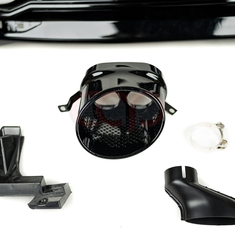 2020-2025 B9.5 Audi S4 - CAP Gloss Black RS Style Rear Diffuser with Exhaust Tips