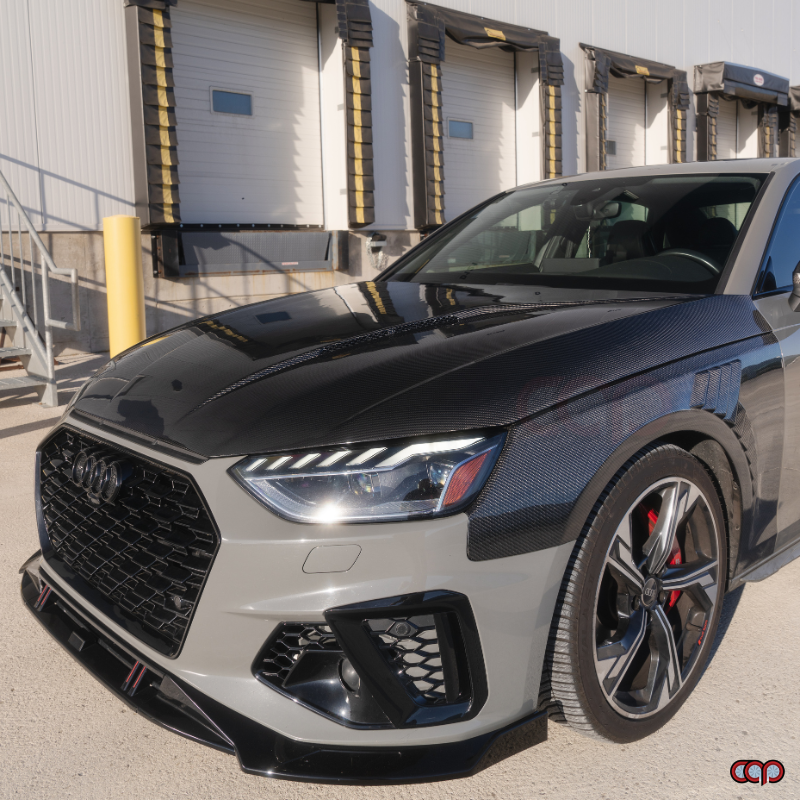 2017-2025 B9/B9.5 Audi A4/S4 CAP Dry Carbon Fiber Vented Hood