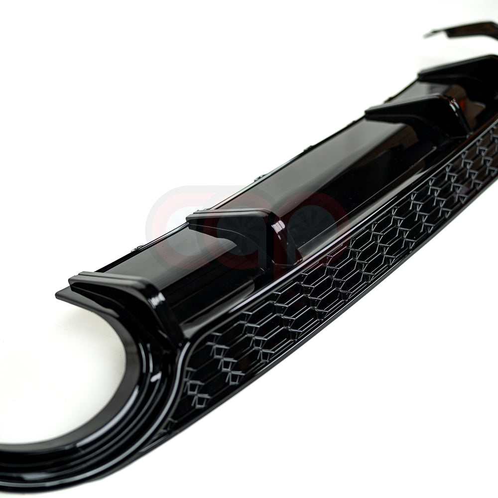 2021-2024 8Y Audi A3 S-Line/S3 - CAP Gloss Black RS3 Style Rear Diffuser with RS Exhaust Tips