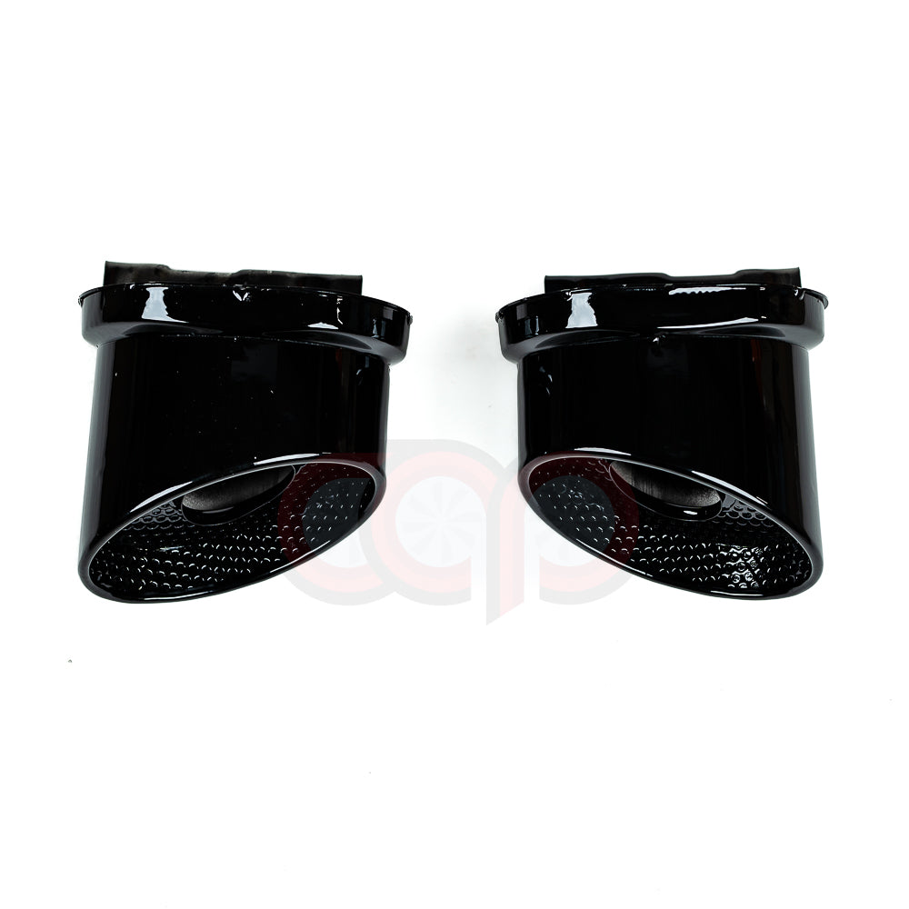 2021-2024 8Y Audi A3 S-Line/S3 - CAP Gloss Black RS3 Style Rear Diffuser with RS Exhaust Tips