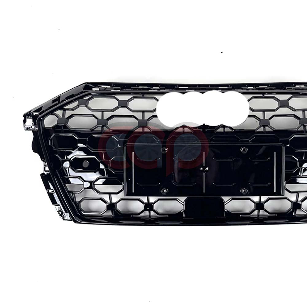 2021-2024 Audi RS3 Honeycomb Grille | 8Y Audi A3/S3 Black Frame/Black Mesh / Yes Front Camera Yes Front Camera