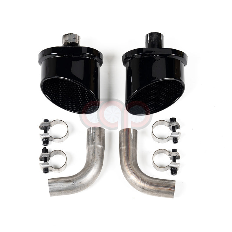 2021-2024 B9.5/FY.5 Audi Q5/SQ5 SUV - CAP Gloss Black RSQ8 Style Rear Diffuser with RS Exhaust Tips