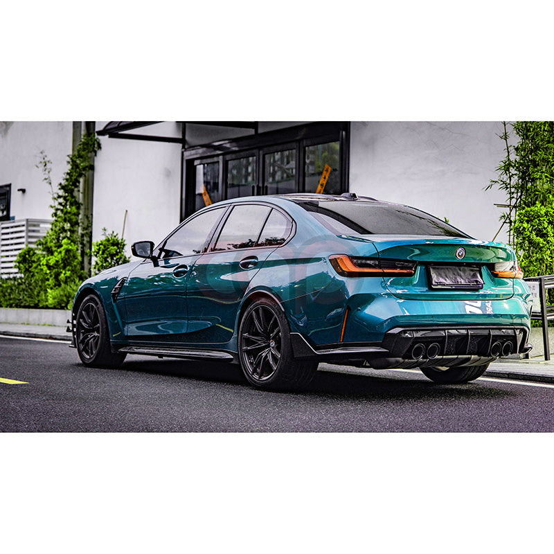 2021-2024 BMW G80 M3 G82 M4 - Pre Preg Carbon Fiber Rear Canards - M Performance Style