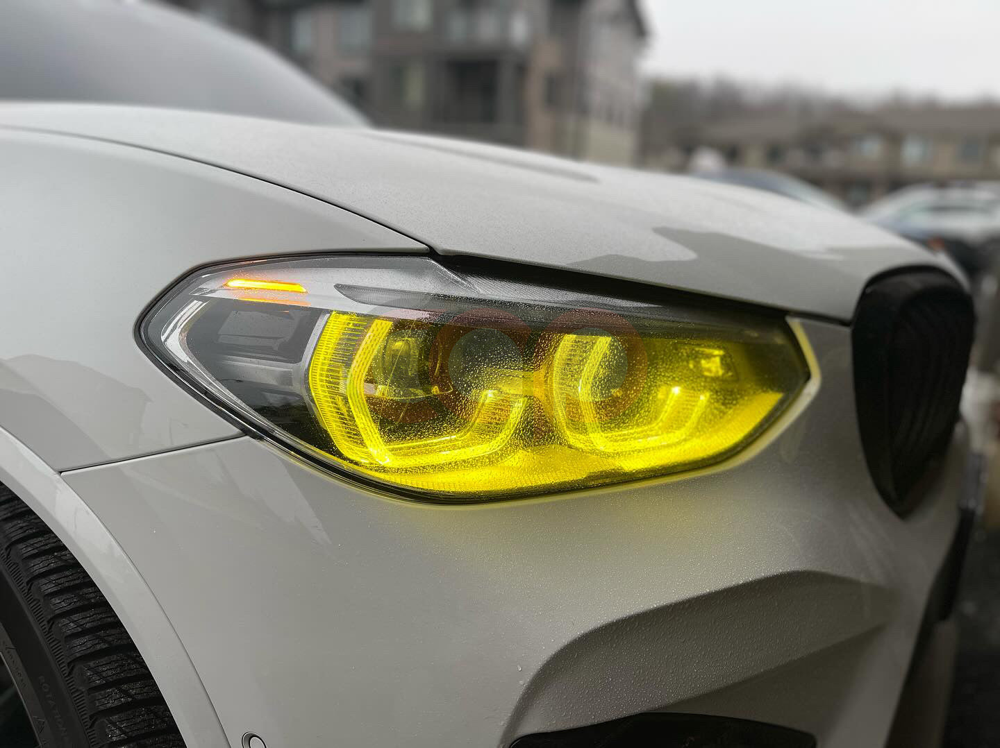 BMW M4.M3LCIヘッドライト用イエローモジュール BMW M3 M4 CSL 4 シリーズ DRL イエローゴールドカラー LED