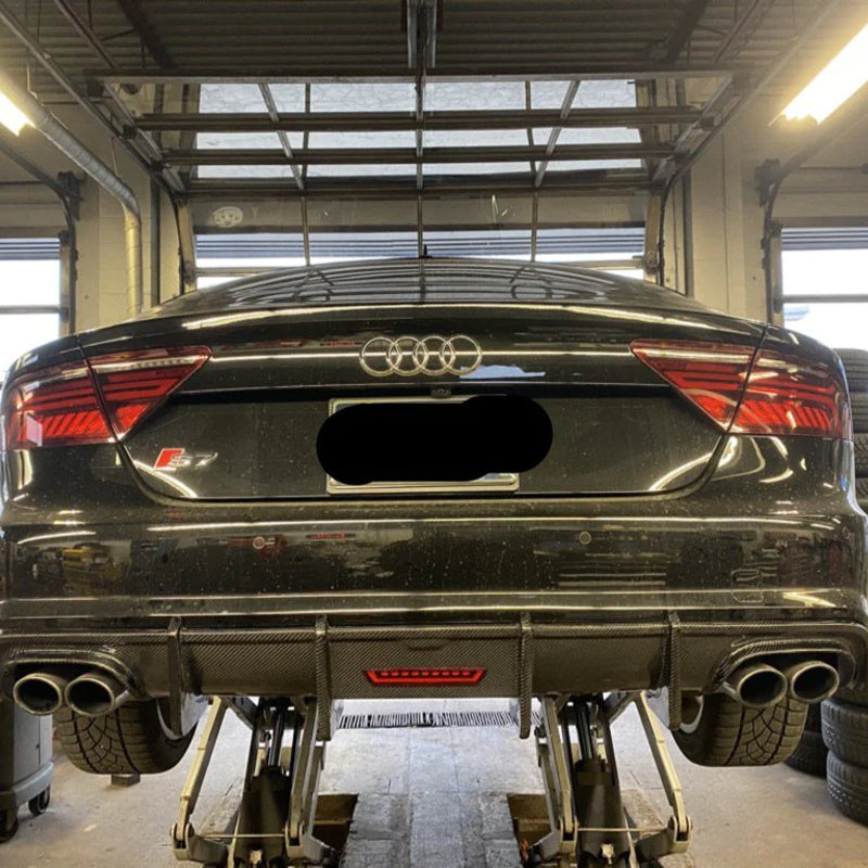 2012-2015 C7 Audi A7, S7 - CAP Carbon Fiber Diffuser - V2