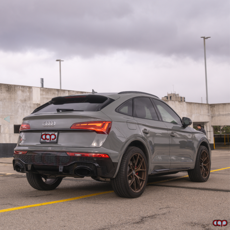 2021-2024 B9.5/FY.5 Audi Q5/SQ5 Sportback - CAP Gloss Black RSQ8 Style Rear Diffuser with RS Exhaust Tips