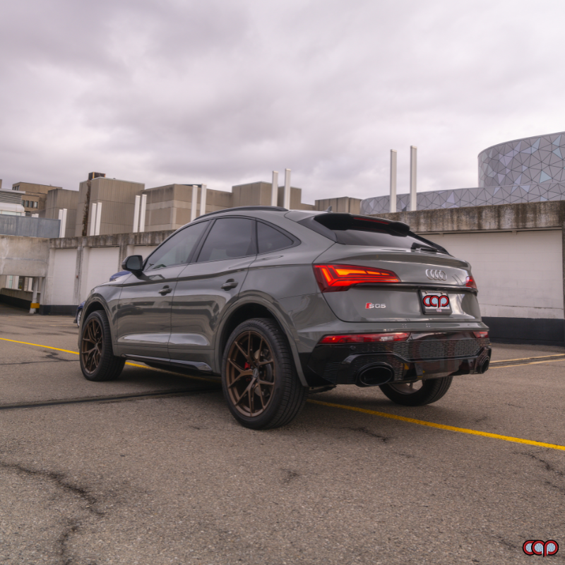 2021-2024 B9.5/FY.5 Audi Q5/SQ5 Sportback - CAP Gloss Black RSQ8 Style Rear Diffuser with RS Exhaust Tips