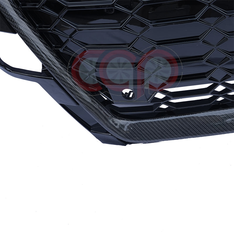 2020-2024 Audi RS4 Honeycomb Grille | B9.5 Audi A4/S4 | Real Carbon Fiber