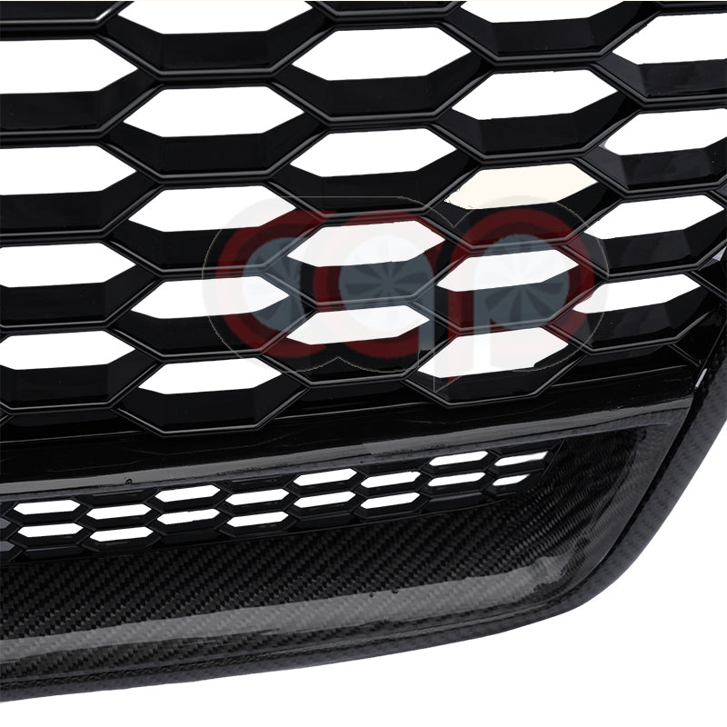2016-2018 Audi RS7 Honeycomb Grille |  C7.5 Audi A7/S7 | Real Carbon Fiber