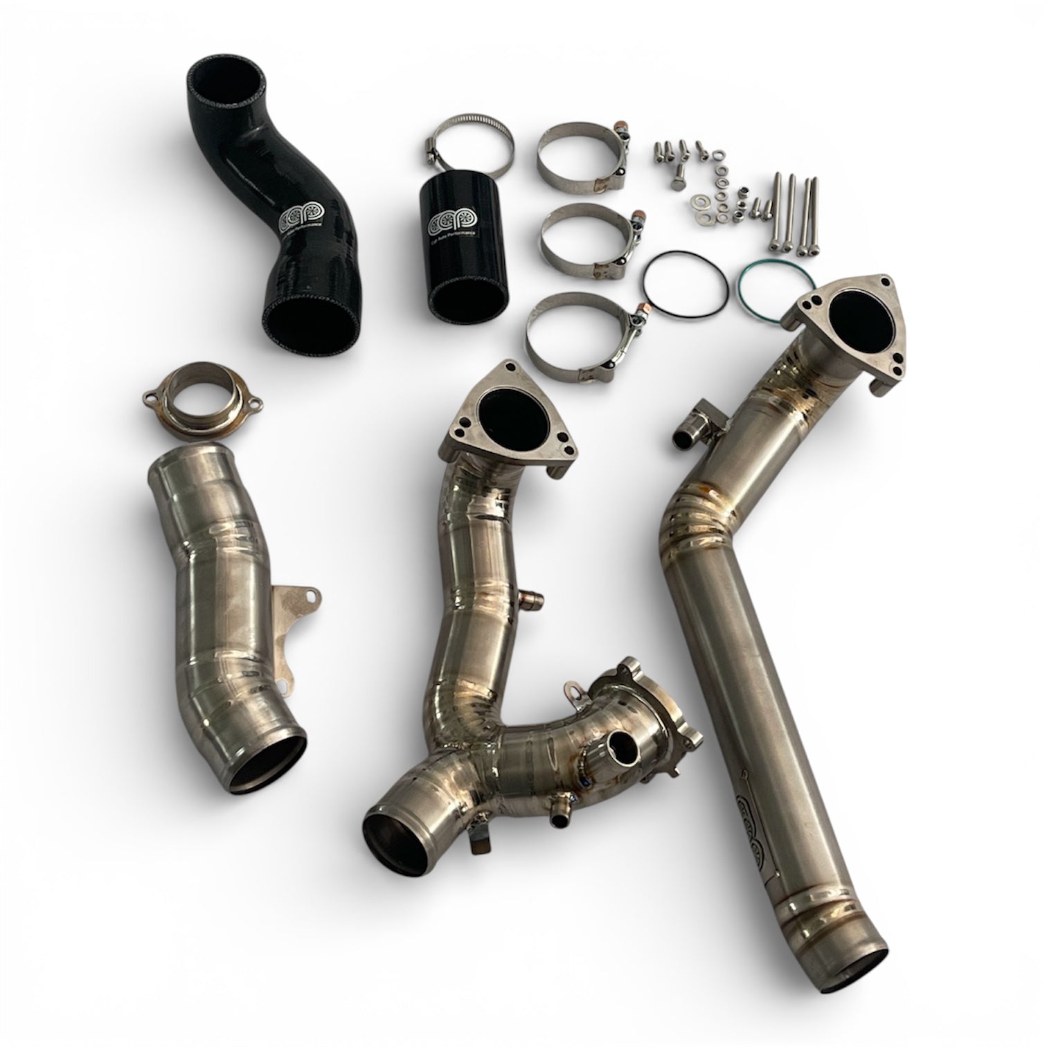 CAP 3.0T Post Throttle Valve Titanium Charge Pipe Kit | 2017-2025 Audi B9/B9.5 S4, S5, SQ5