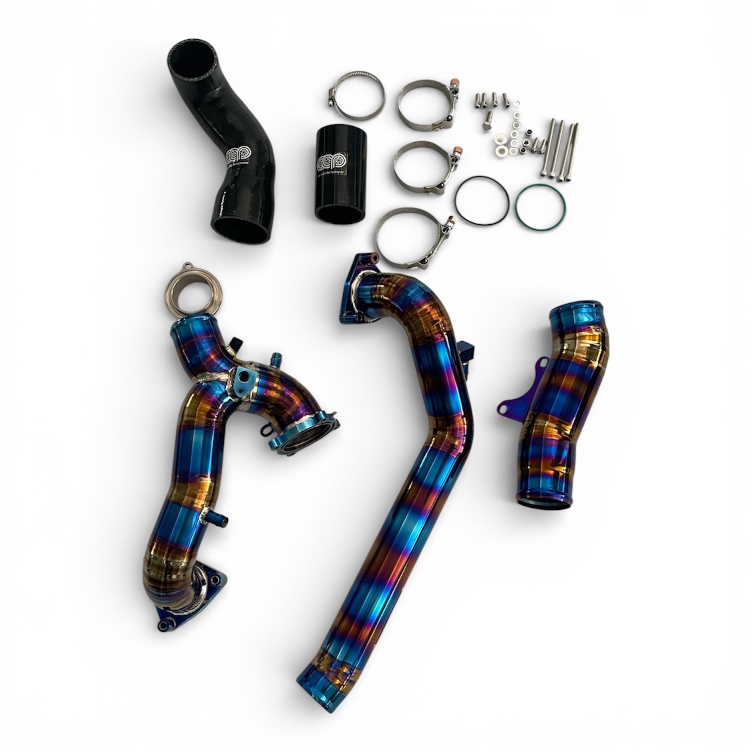 CAP 3.0T Post Throttle Valve Titanium Charge Pipe Kit | 2017-2025 Audi B9/B9.5 S4, S5, SQ5