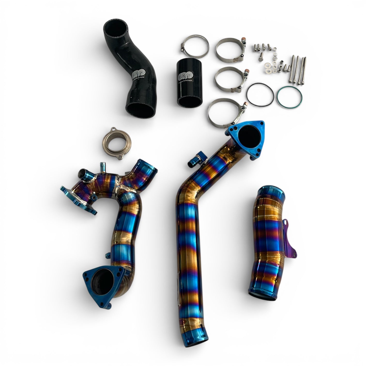 CAP 3.0T Post Throttle Valve Titanium Charge Pipe Kit | 2017-2025 Audi B9/B9.5 S4, S5, SQ5 Phoenix