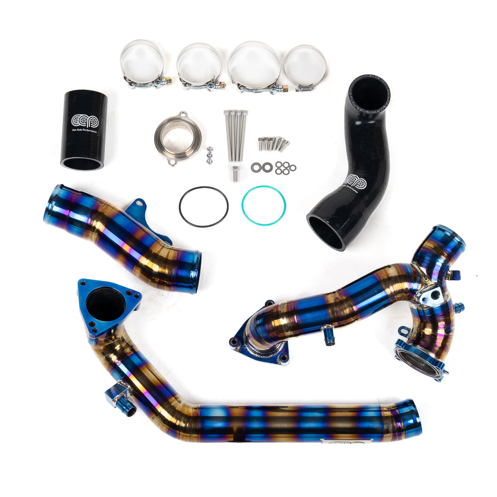 CAP 3.0T Post Throttle Valve Titanium Charge Pipe Kit | 2017-2025 Audi B9/B9.5 S4, S5, SQ5 Phoenix