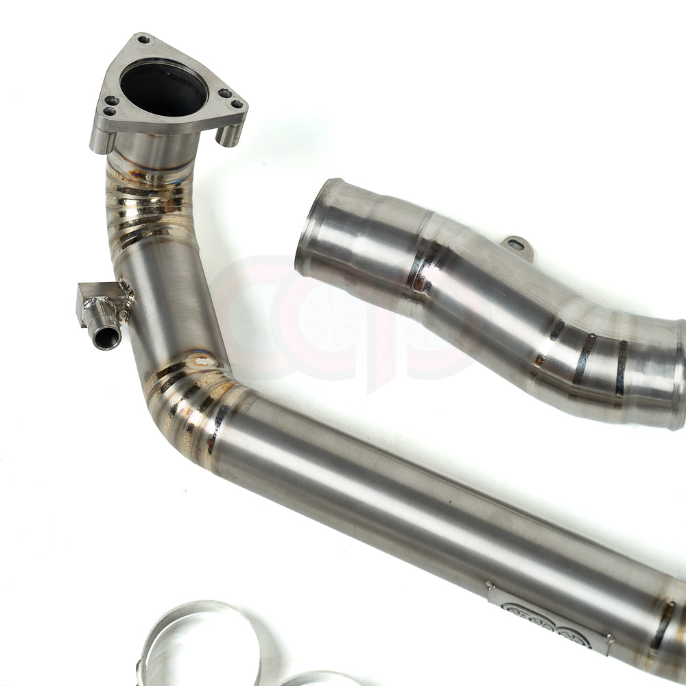 CAP 3.0T Post Throttle Valve Titanium Charge Pipe Kit | 2017-2025 Audi B9/B9.5 S4, S5, SQ5