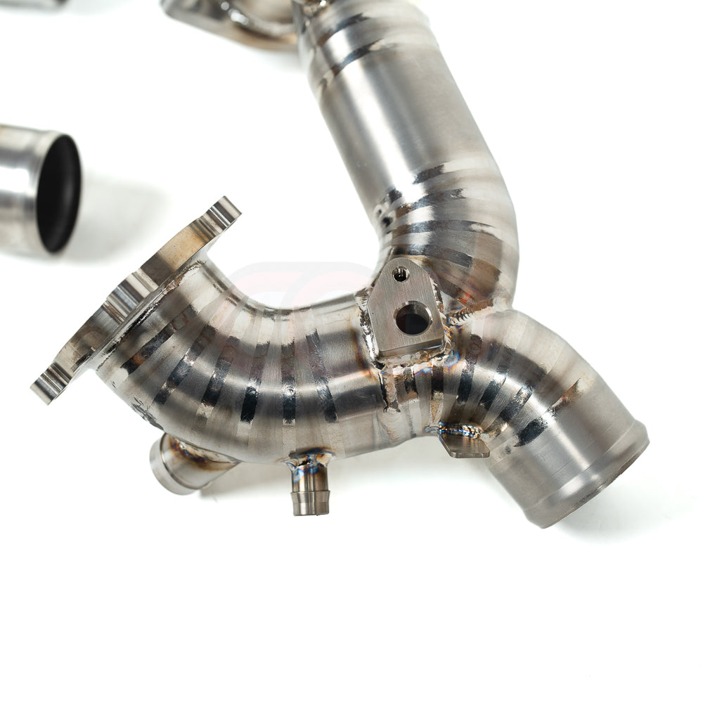 CAP 3.0T Post Throttle Valve Titanium Charge Pipe Kit | 2017-2025 Audi B9/B9.5 S4, S5, SQ5