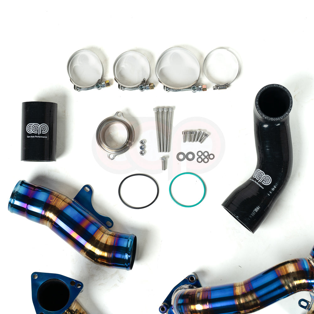 CAP 3.0T Post Throttle Valve Titanium Charge Pipe Kit | 2017-2025 Audi B9/B9.5 S4, S5, SQ5