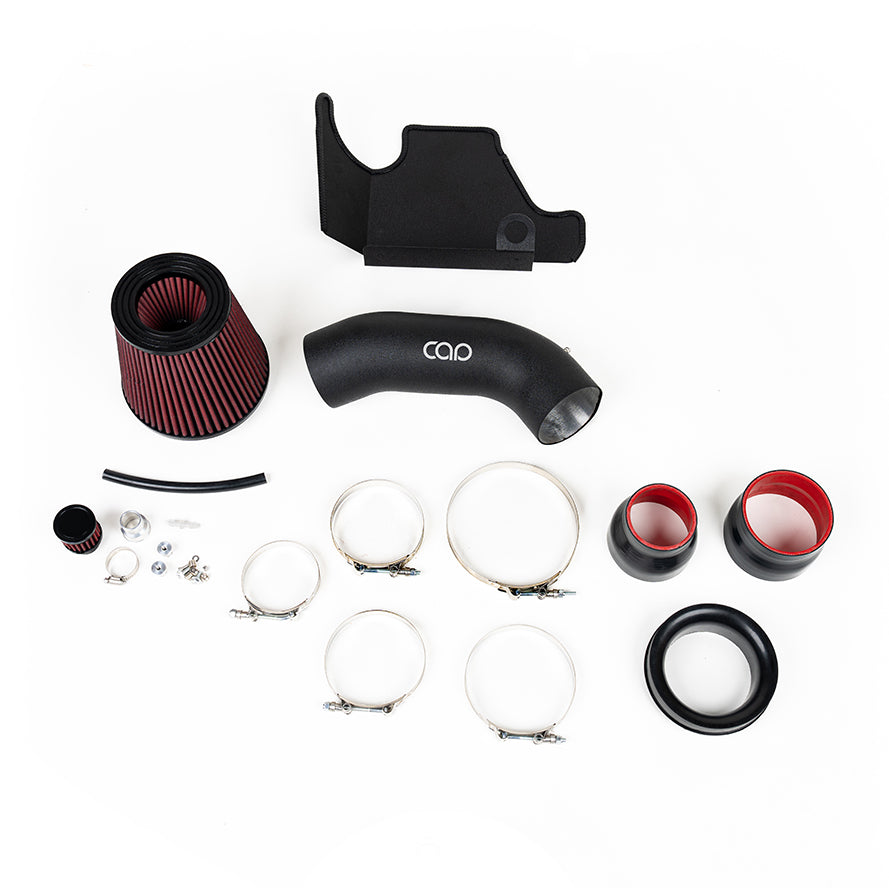 CAP 3.0T Supercharged V6 4" Titanium / Aluminum Intake V3 | 2012-2018 Audi C7/C7.5 A6/A7 Black Aluminum