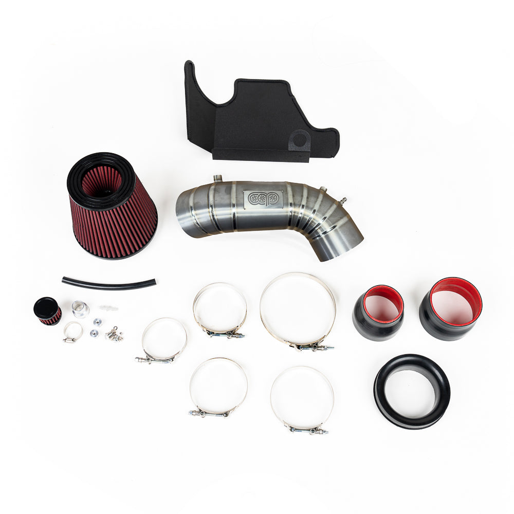 CAP 3.0T Supercharged V6 4" Titanium / Aluminum Intake V3 | 2012-2018 Audi C7/C7.5 A6/A7 Ghost Titanium