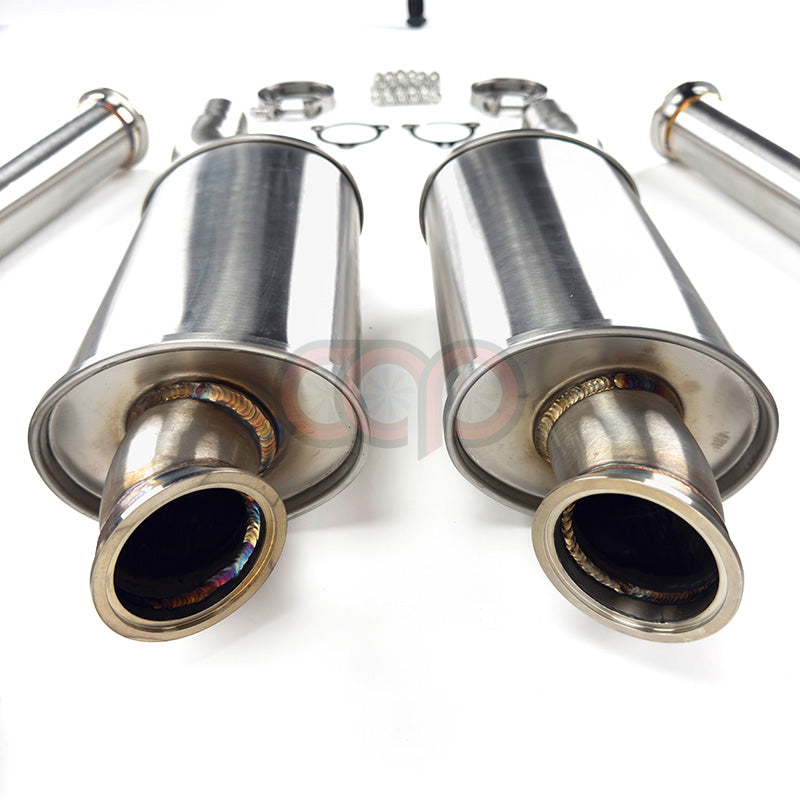 CAP Audi 3.0T Resonated Supercharged V6 Downpipes - Version 2 (V2) | 2008-2017 B8/B8.5 S4, S5, A6, A7, Q5, SQ5