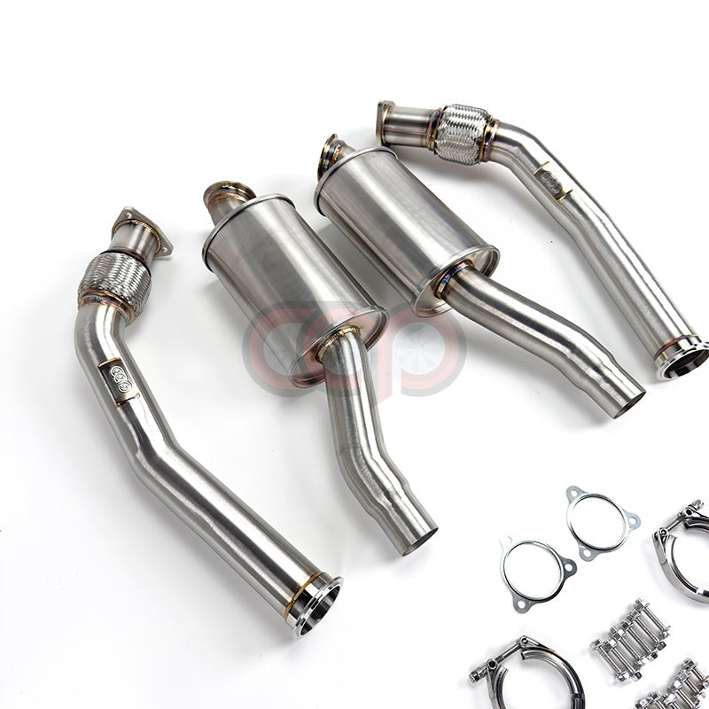 CAP Audi 3.0T Resonated Supercharged V6 Downpipes - Version 2 (V2) | 2008-2017 B8/B8.5 S4, S5, A6, A7, Q5, SQ5