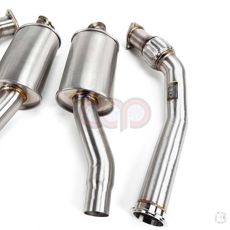 CAP Audi 3.0T Resonated Supercharged V6 Downpipes - Version 2 (V2) | 2008-2017 B8/B8.5 S4, S5, A6, A7, Q5, SQ5