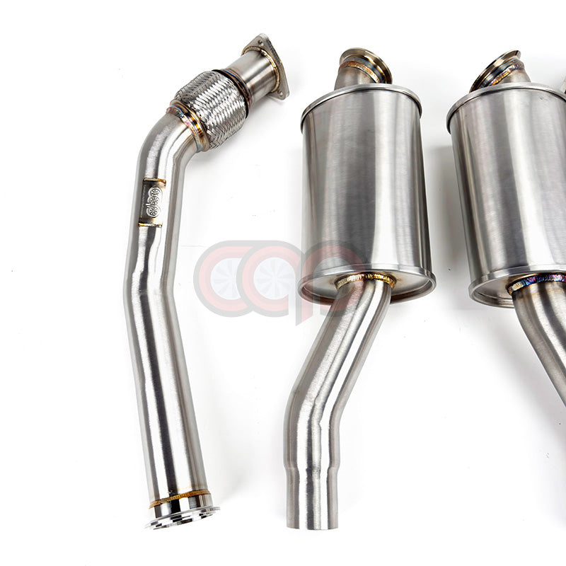 CAP Audi 3.0T Resonated Supercharged V6 Downpipes - Version 2 (V2) | 2008-2017 B8/B8.5 S4, S5, A6, A7, Q5, SQ5