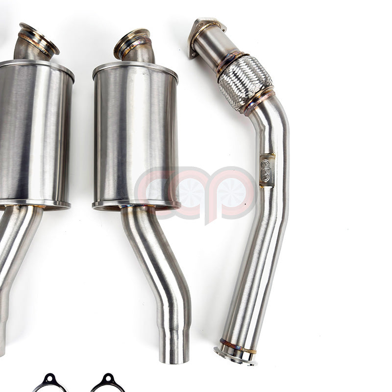 CAP Audi 3.0T Resonated Supercharged V6 Downpipes - Version 2 (V2) | 2008-2017 B8/B8.5 S4, S5, A6, A7, Q5, SQ5