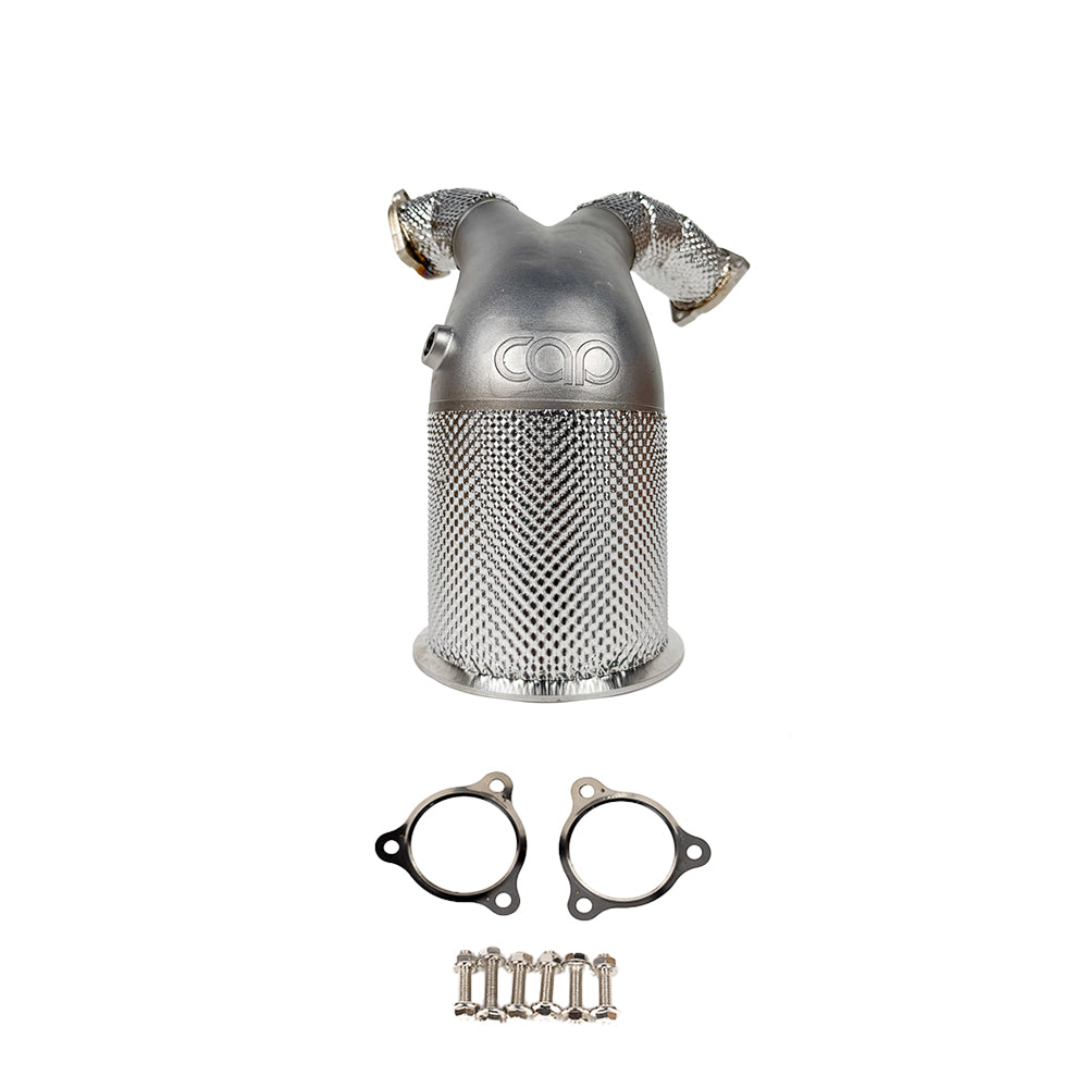 CAP Can Auto Performance Audi 3.0T Cast V3 Catted Downpipe - B9/B9.5 2018-2025 Audi S4/S5 V3