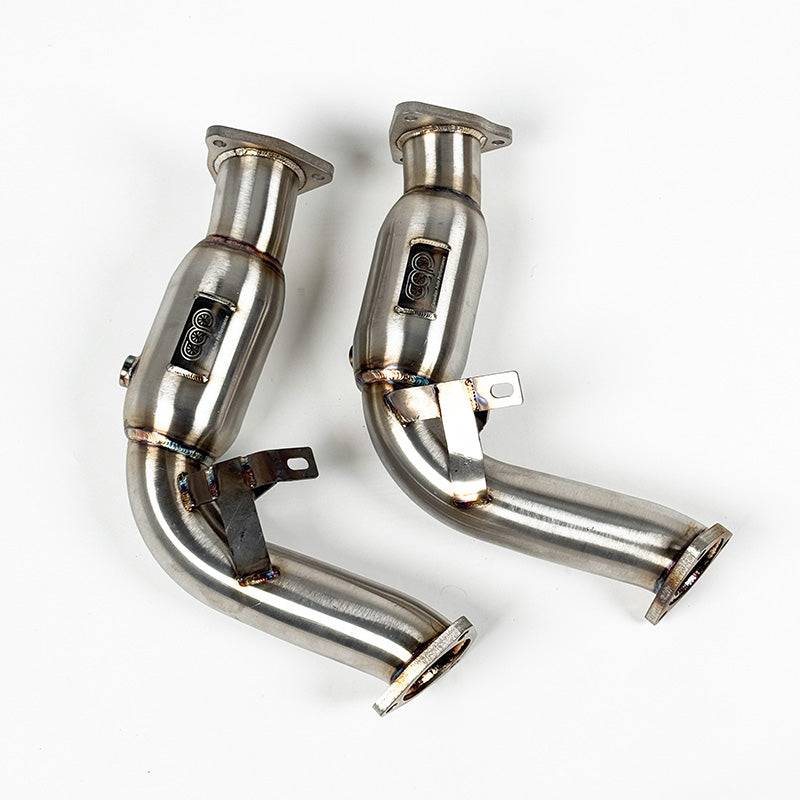 2010-2017 CAP Audi 3.0T Supercharged Resonated Test Pipes - Audi B8 S4, S5, A6, A7, A8, Q5, SQ5