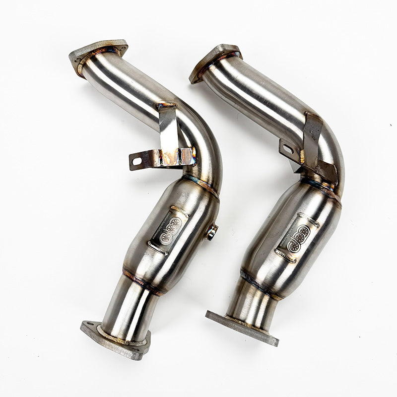 2010-2017 CAP Audi 3.0T Supercharged Resonated Test Pipes - Audi B8 S4, S5, A6, A7, A8, Q5, SQ5