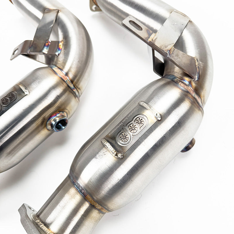 2010-2017 CAP Audi 3.0T Supercharged Resonated Test Pipes - Audi B8 S4, S5, A6, A7, A8, Q5, SQ5