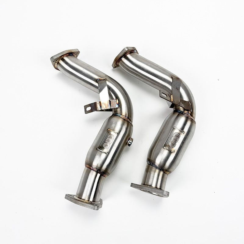 2010-2017 CAP Audi 3.0T Supercharged Resonated Test Pipes - Audi B8 S4, S5, A6, A7, A8, Q5, SQ5