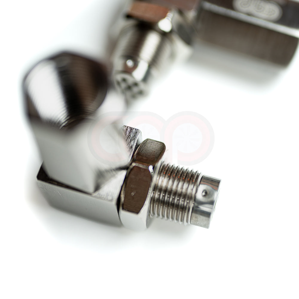 CAP Can Auto Performance O2 Spacers 90 Degree - Set of 2 (Pair)