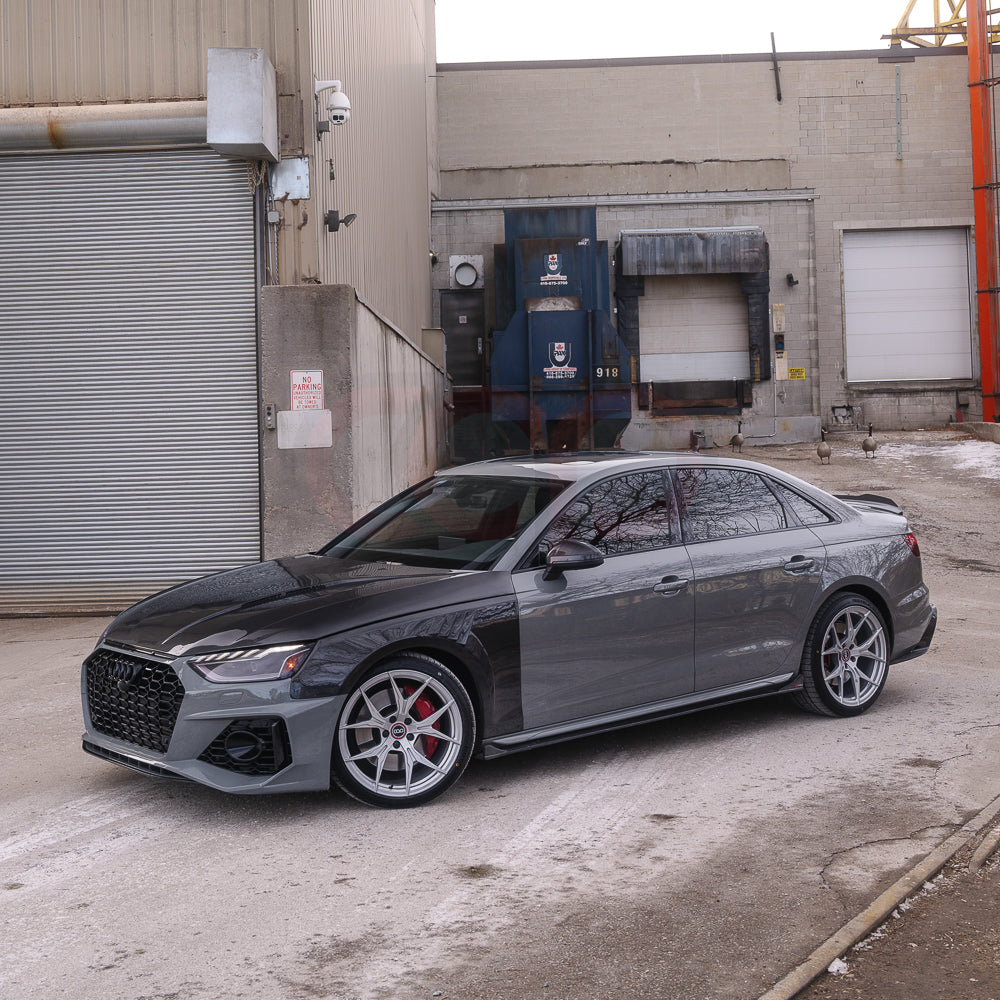 CAP Dry Carbon Fiber Side Skirts | 2020-2025 B9.5 Audi A4 S-Line/S4