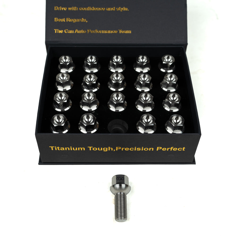 CAP Titanium Wheel Bolts | Audi (Set of 20)