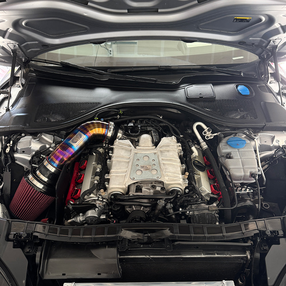 CAP 3.0T Supercharged V6 4" Titanium / Aluminum Intake V3 | 2012-2018 Audi C7/C7.5 A6/A7