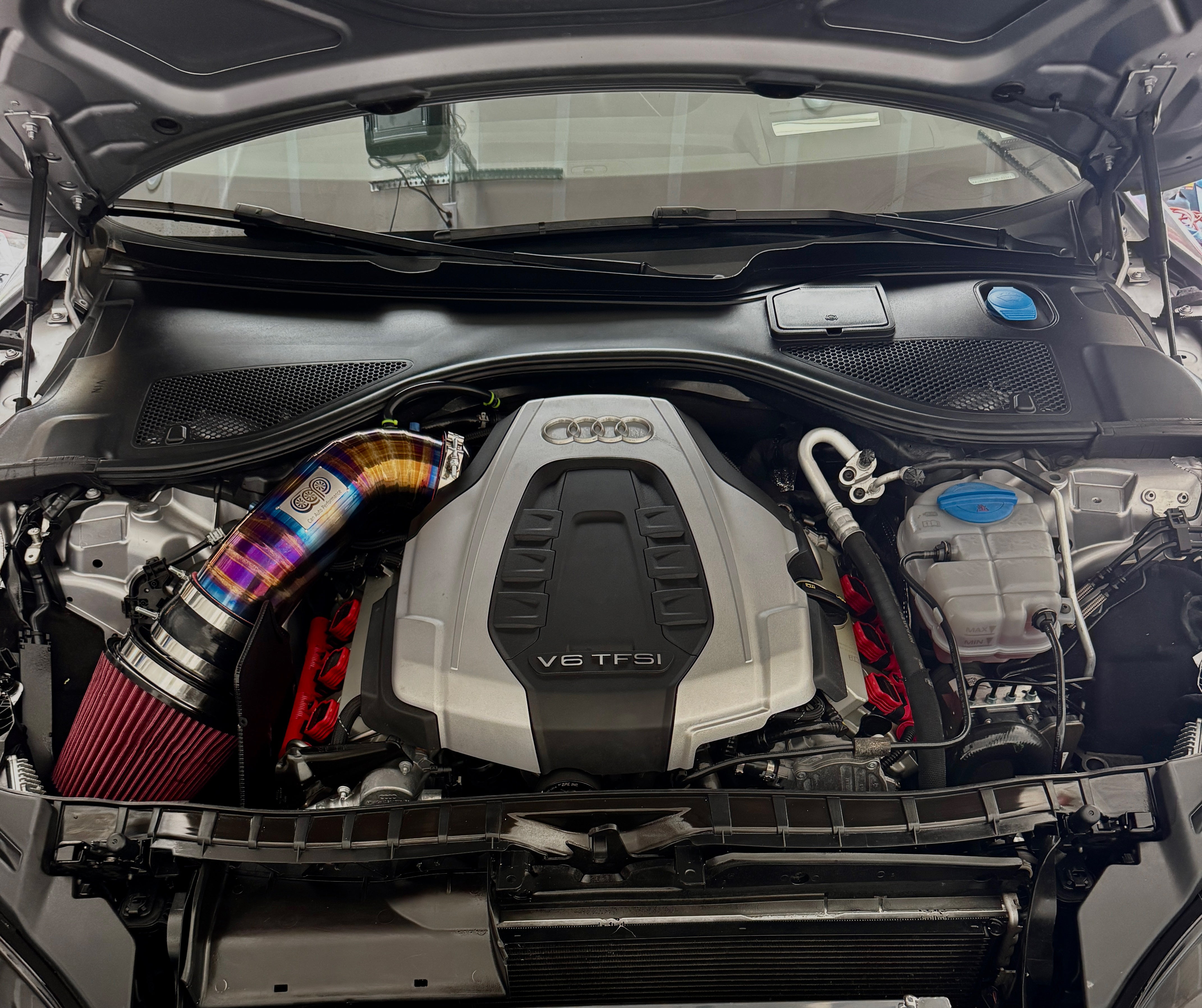 CAP 3.0T Supercharged V6 4" Titanium / Aluminum Intake V3 | 2012-2018 Audi C7/C7.5 A6/A7