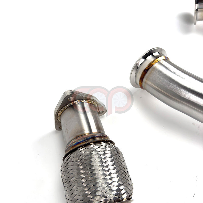 CAP Audi 3.0T Resonated Supercharged V6 Downpipes - Version 2 (V2) | 2008-2017 B8/B8.5 S4, S5, A6, A7, Q5, SQ5