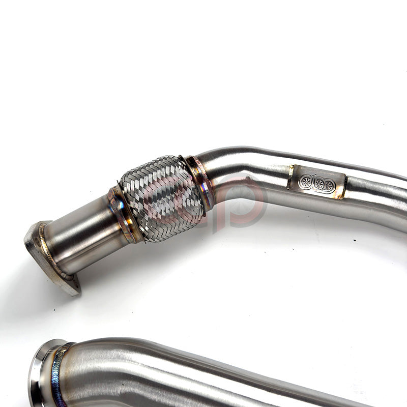 CAP Audi 3.0T Resonated Supercharged V6 Downpipes - Version 2 (V2) | 2008-2017 B8/B8.5 S4, S5, A6, A7, Q5, SQ5