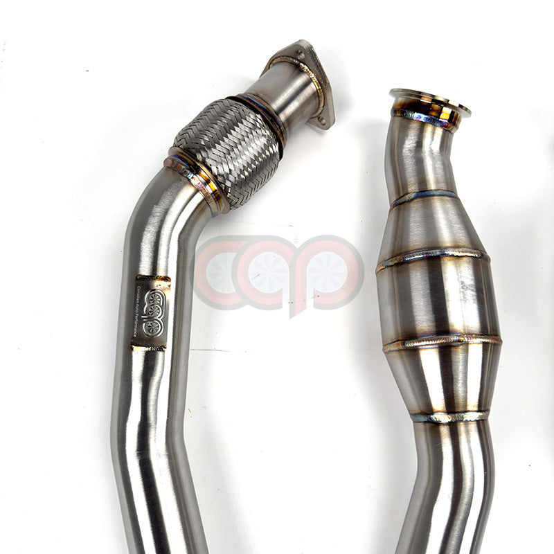 CAP Audi 3.0T Resonated Supercharged V6 Downpipes - Version 2 (V2) | 2008-2017 B8/B8.5 S4, S5, A6, A7, Q5, SQ5