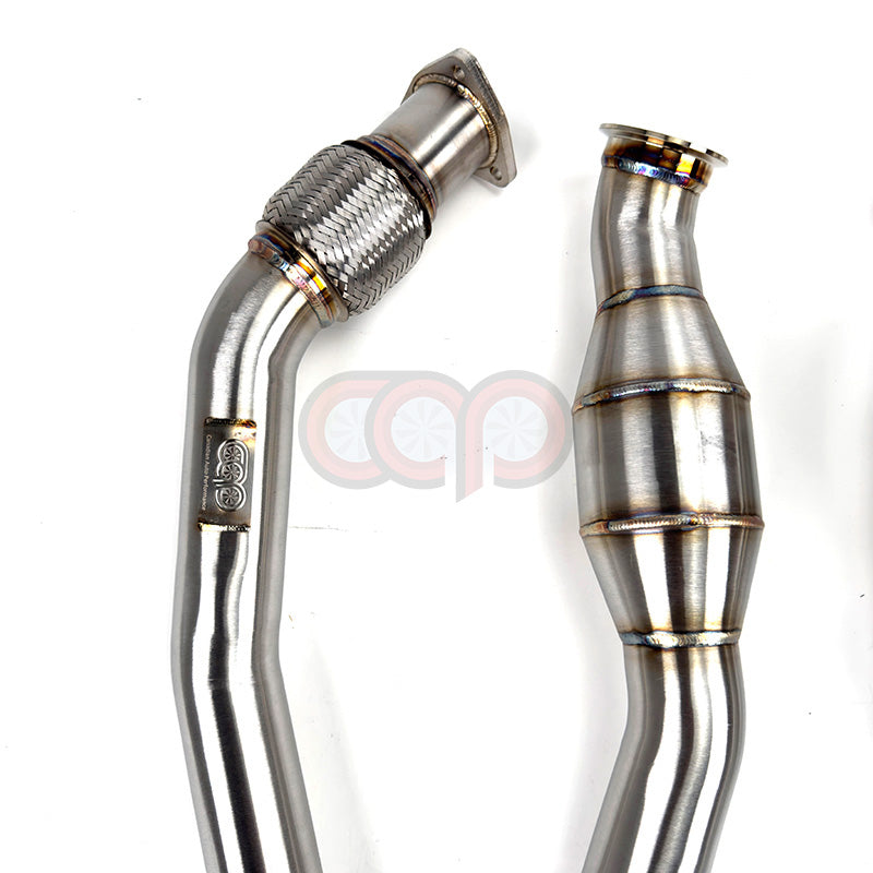 CAP Audi 3.0T Resonated Supercharged V6 Downpipes - Version 2 (V2) | 2008-2017 B8/B8.5 S4, S5, A6, A7, Q5, SQ5