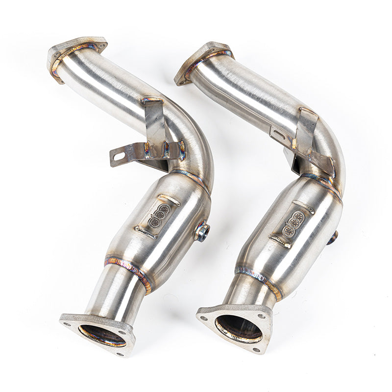 2010-2017 CAP Audi 3.0T Supercharged Resonated Test Pipes - Audi B8 S4, S5, A6, A7, A8, Q5, SQ5